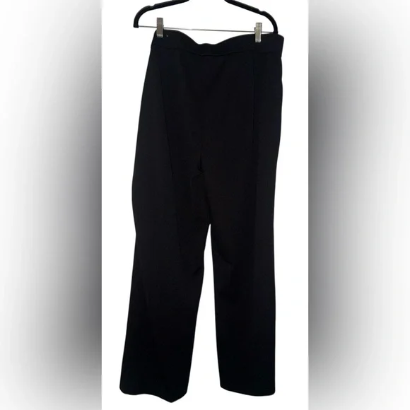 Anne Klein Black Wide -Leg Dress Trousers NWOT 💕 - Picture 2 of 9